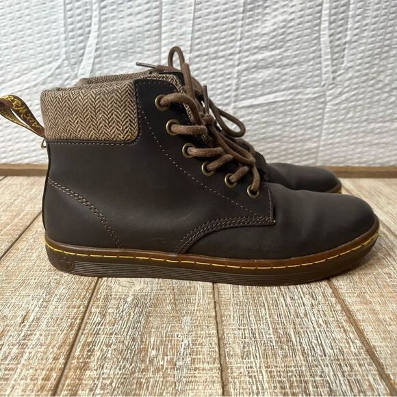 Dr Martens Maelly Air Wair Leather Padded Lace Up Boots Size 6 - Picture 5 of 11